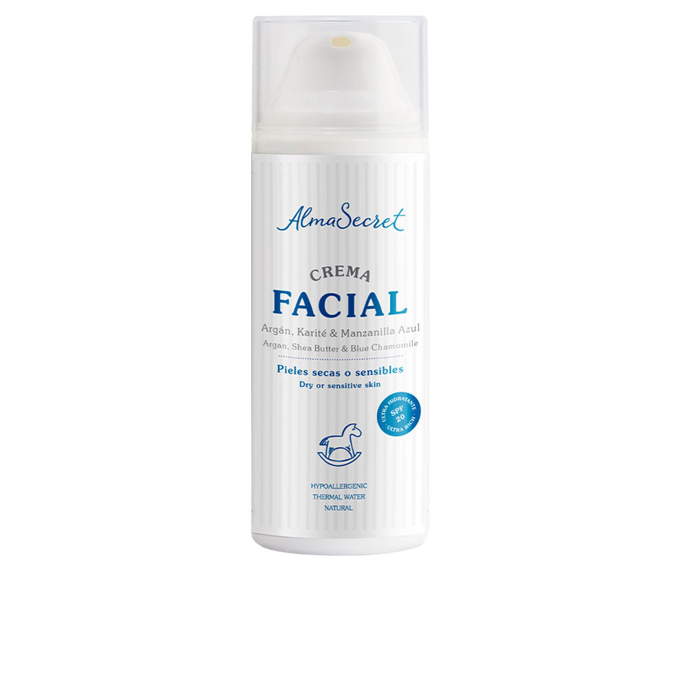 FACIAL CREAM argan, shea butter and blue chamomile SPF20 50 ml