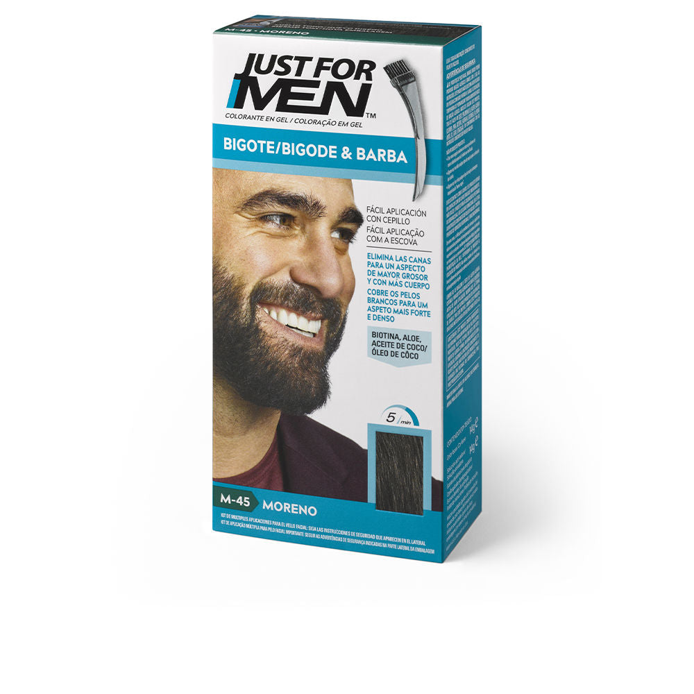 COLORANT in gel for mustache, beard and sideburns #brown 15 ml