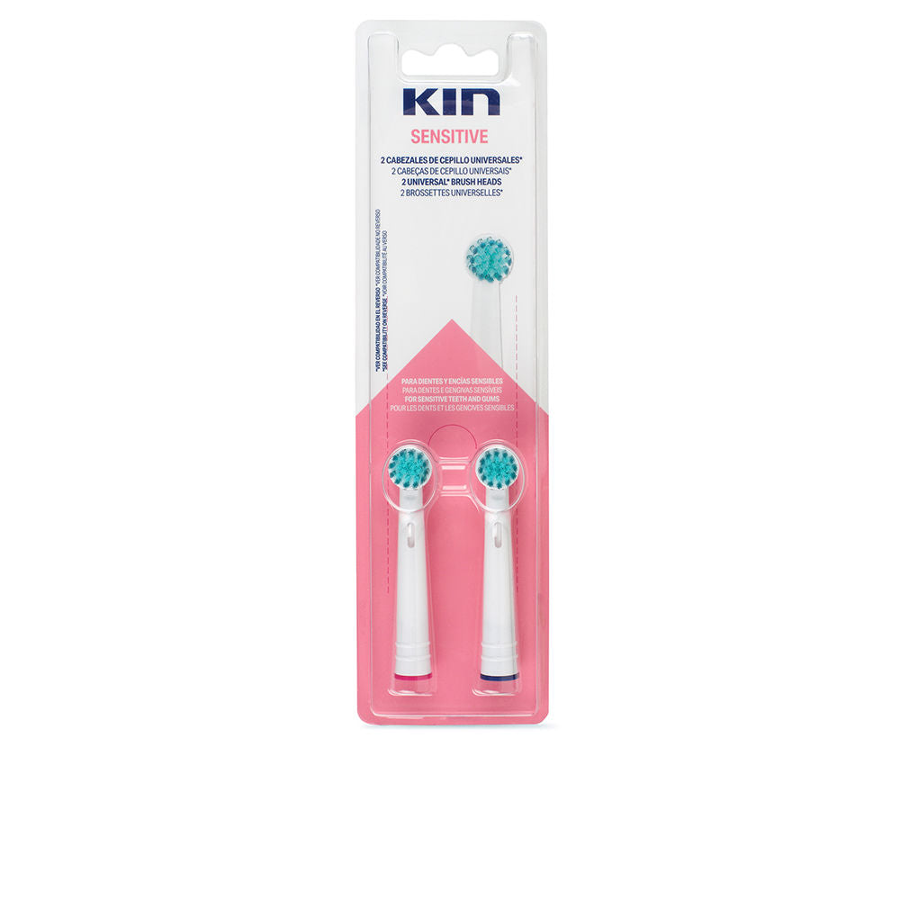 KIN SENSITIVE cabezal cepillo eléctrico universal 2 u