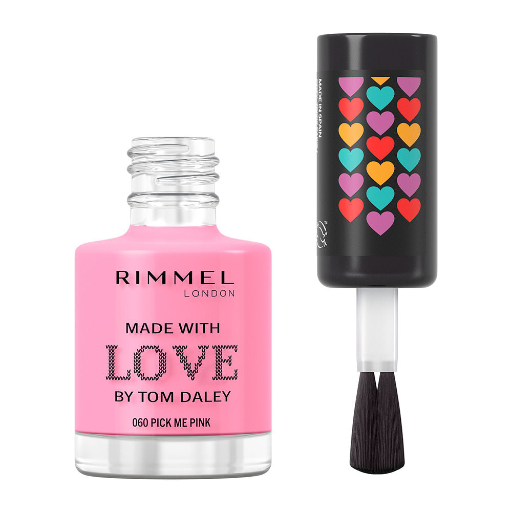 MADE WITH LOVE by Tom Daley nail polish #060-pick me pink 8 ml