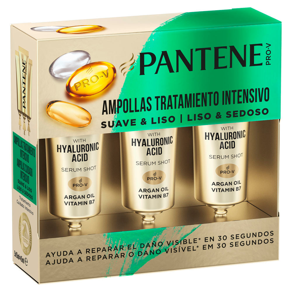 PANTENE SOFT &amp; SMOOTH ampoules 3 x 15 ml