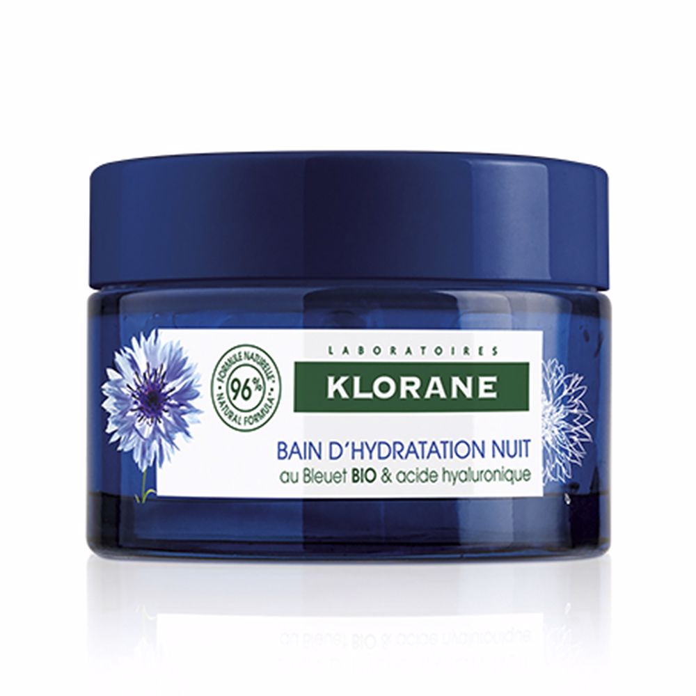 BIO CORNFLOWER &amp; HYALURONIC ACID night hydration bath 50 ml