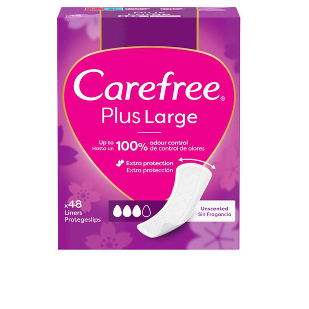 CAREFREE PLUS LARGE fragrance-free protector 48 u