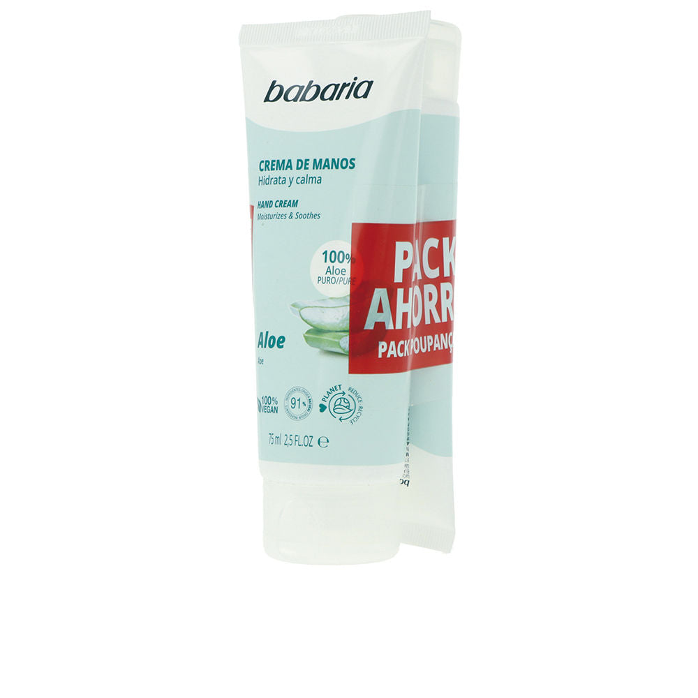 ALOE VERA HAND CREAM LOT 2 x 75 ml